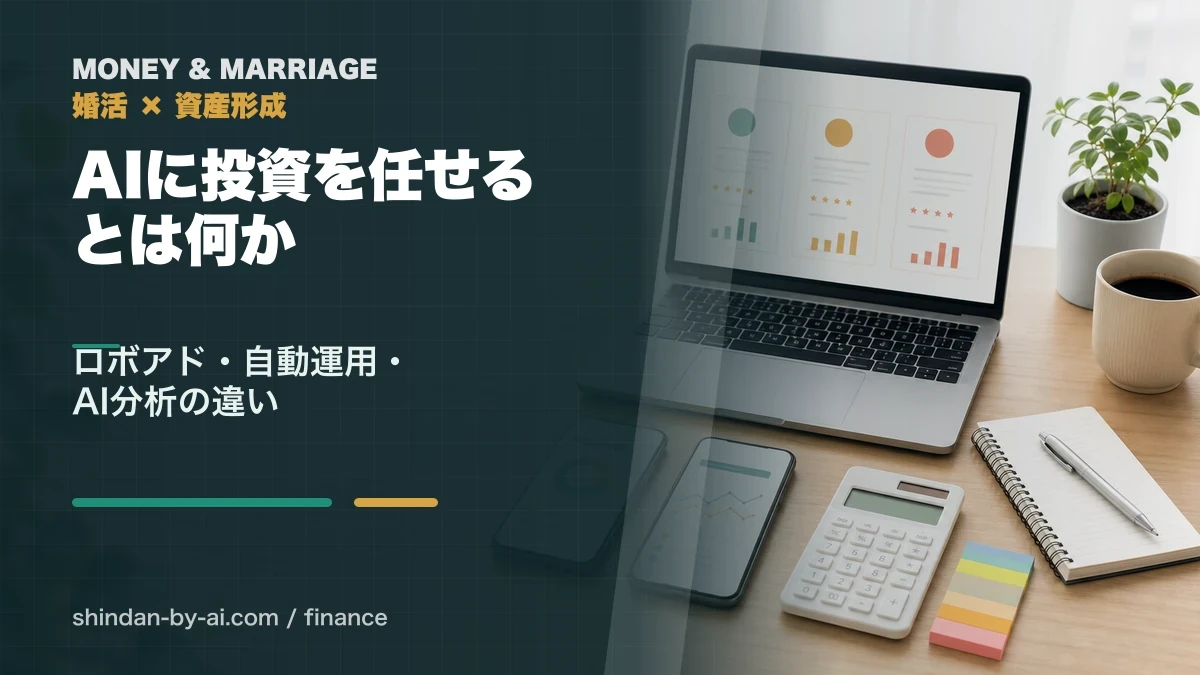 AI投資とは？ロボアド・自動運用・AI分析の違いを初心者向けに整理