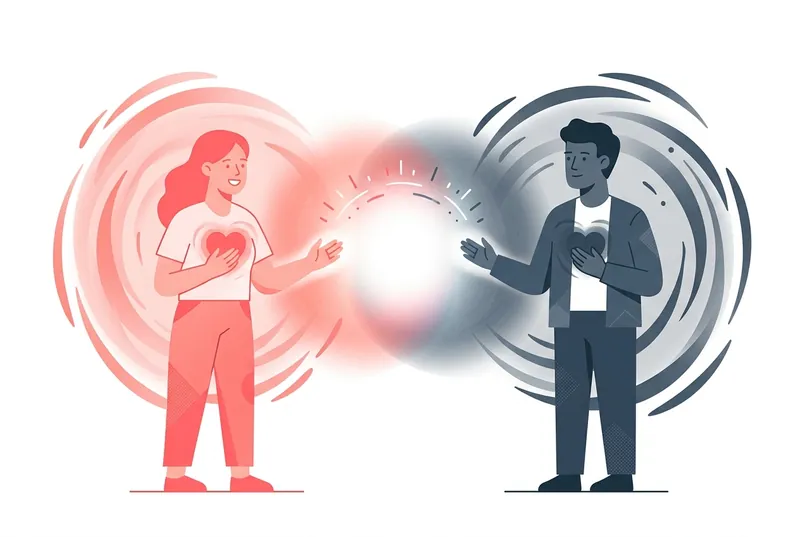 劣等機能への憧れで正反対の相手に惹かれる仕組みのイメージ