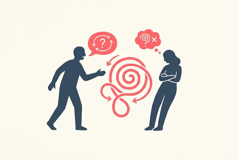 沈黙をめぐるすれ違いの悪循環