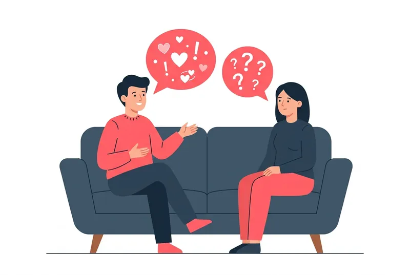 Fe側とFi側の感情処理の違いを表すイラスト