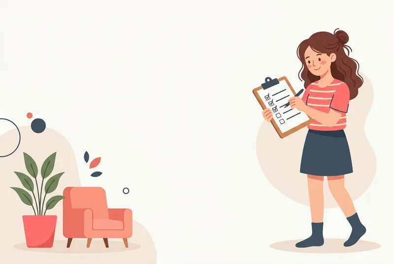 チェックリストで相手を選ぶSJ型女性のイメージ