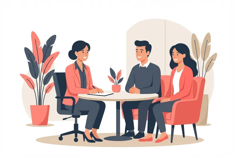 IBJ加盟店の無料相談で比較検討するイメージ