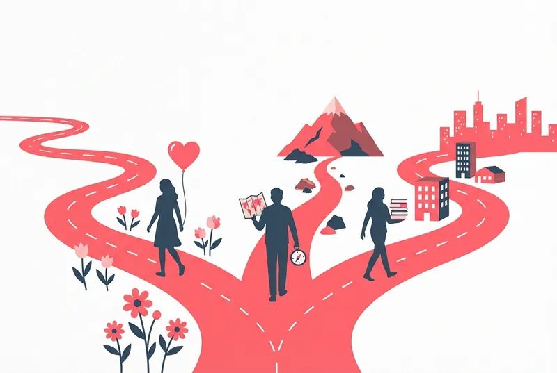 自分に合ったIBJ加盟店を婚活タイプ別に選ぶイメージ