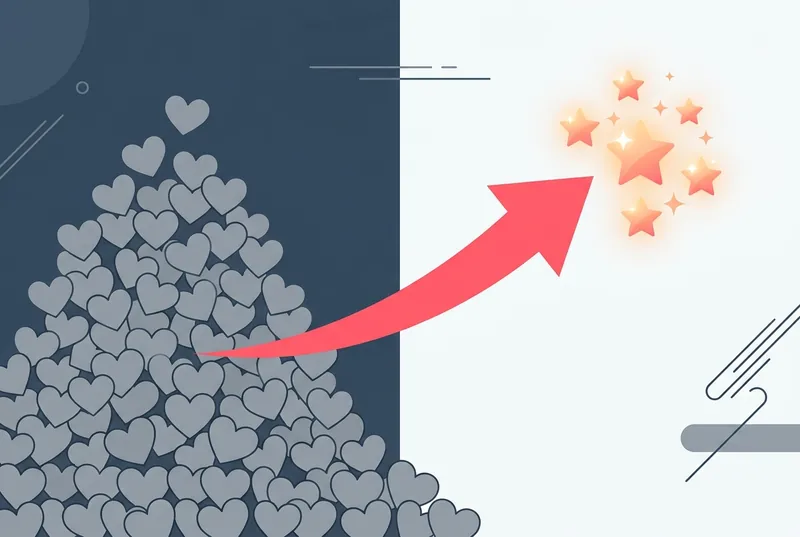 いいね数から会話の質へ、婚活の成果指標を転換するイメージ