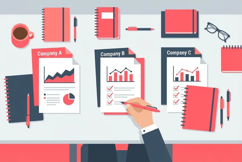 複数社の無料相談を振り返り比較するイメージ