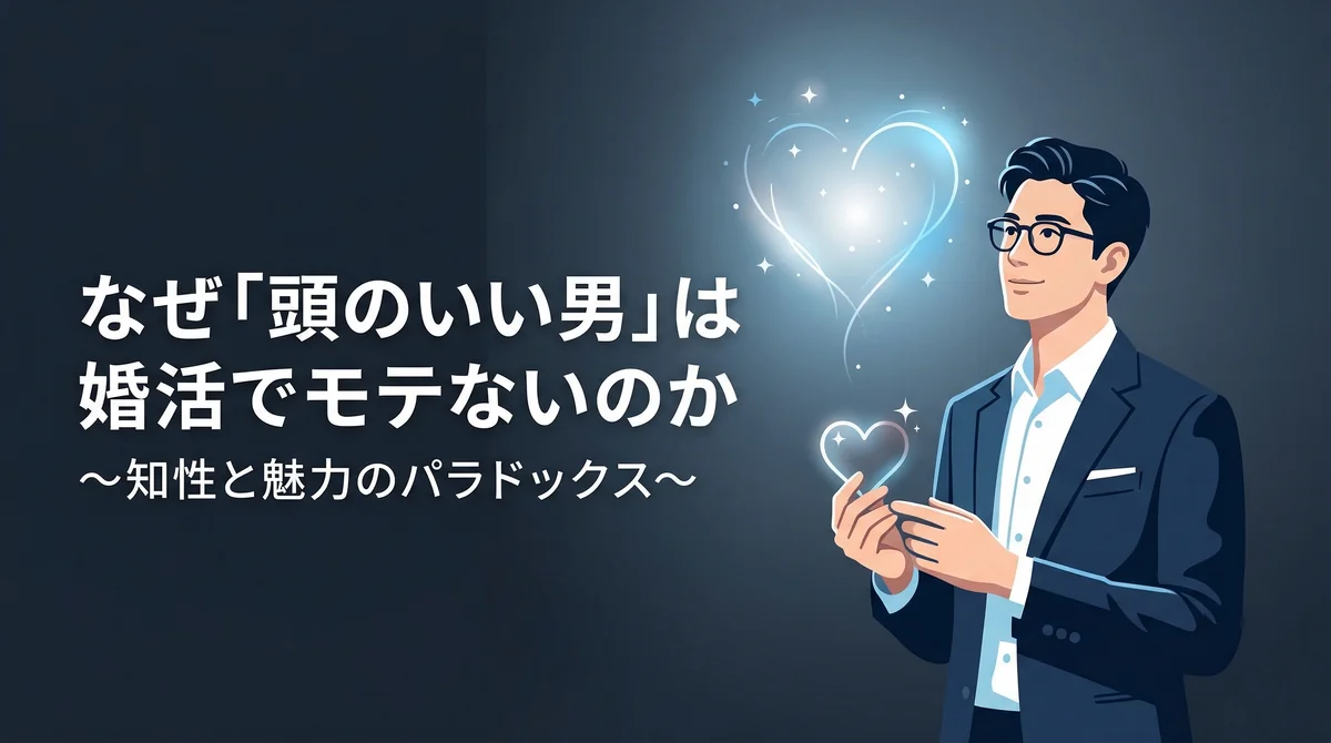 なぜ「頭のいい男」は婚活でモテないのか〜知性と魅力のパラドックス〜